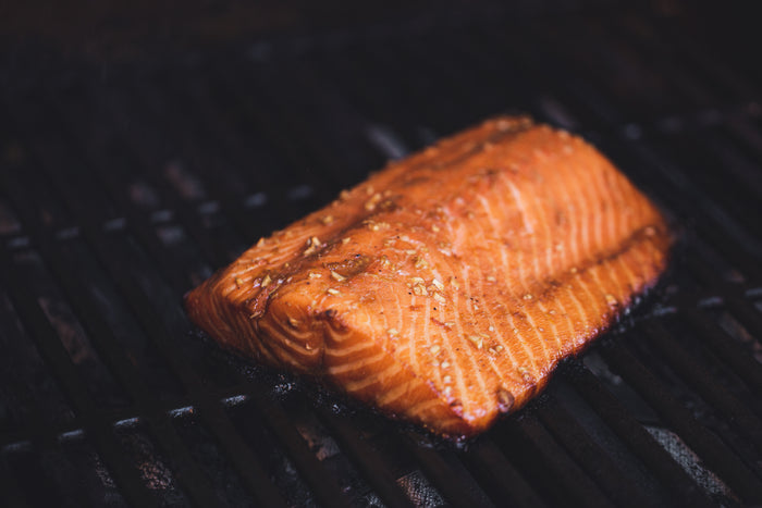 Grilled Salmon with Herb & Oleocanthal Drizzle